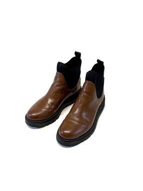 Circus by Sam Edelman Reana Lug Sole Chelsea Boots Brown 8.5 9
